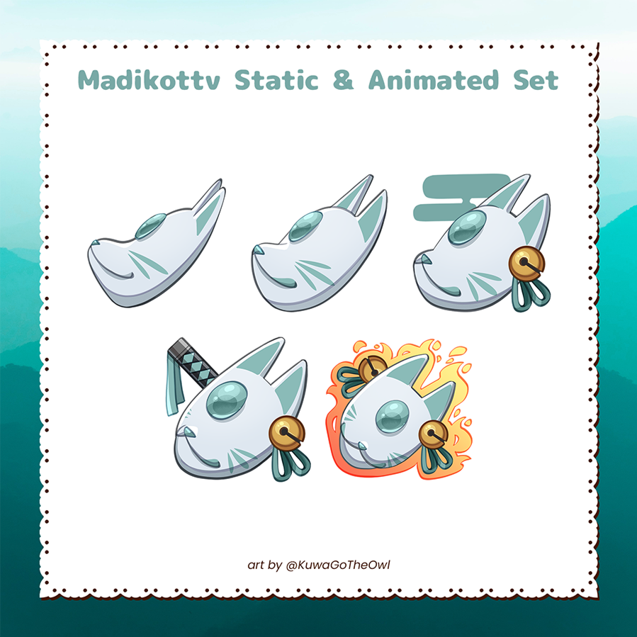 Madikottv Static Stream Badge Overlay static stream badges for Twitch, Youtube, or other livestreaming services.