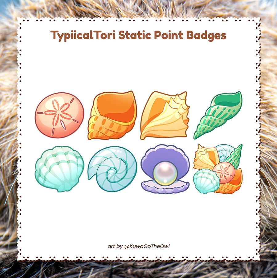 TypiicalTori Static Stream Badge Overlay static stream badges for Twitch, Youtube, or other livestreaming services.