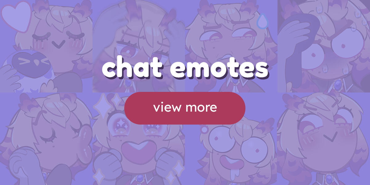 Chat Emotes A thumbnail that features animated and static emotes for stream overlays and chat applications.