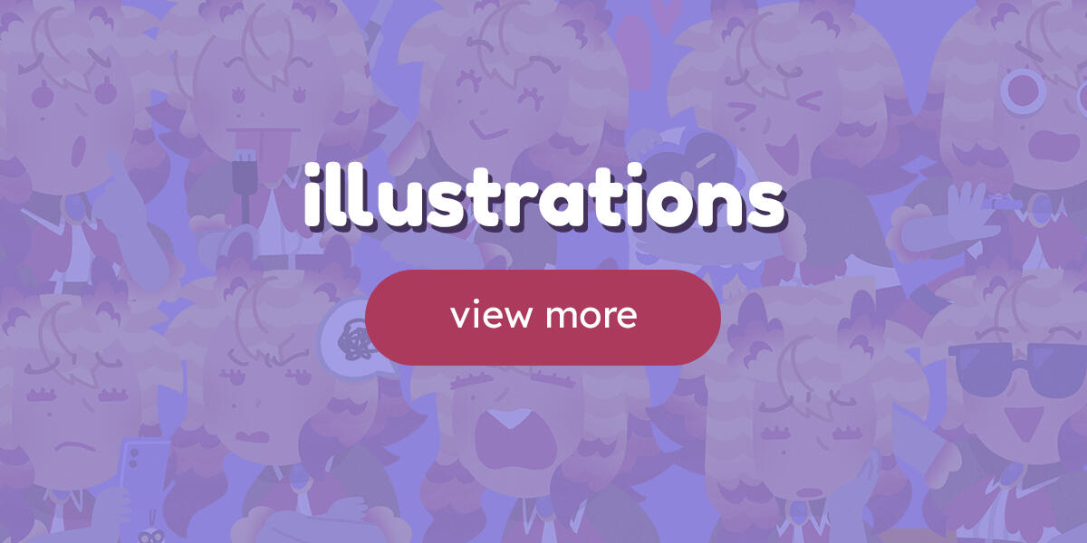 Illustrations A thumbnail that features irasutoya clip art for stream overlays, video editing, long form content, short form content, or clip editing.